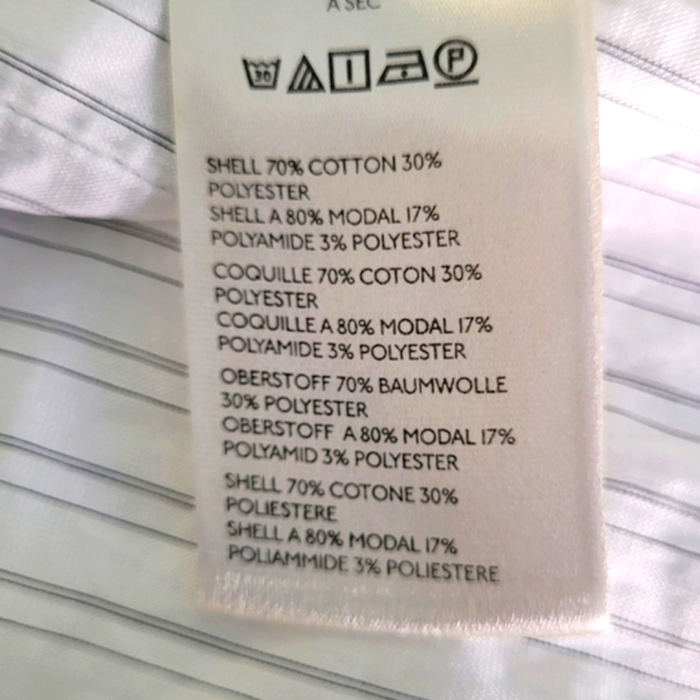 Maeve Stripe Tape Twofer Blouse Size XS - Picture 12 of 14